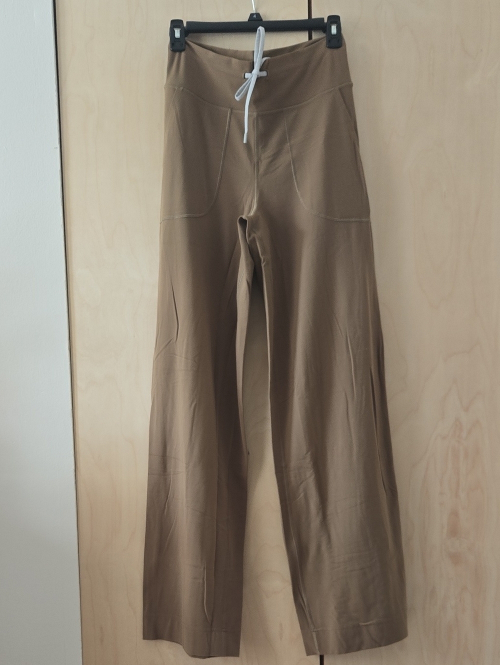 Lululemon Wide-Leg Drawstring Pants — Brown